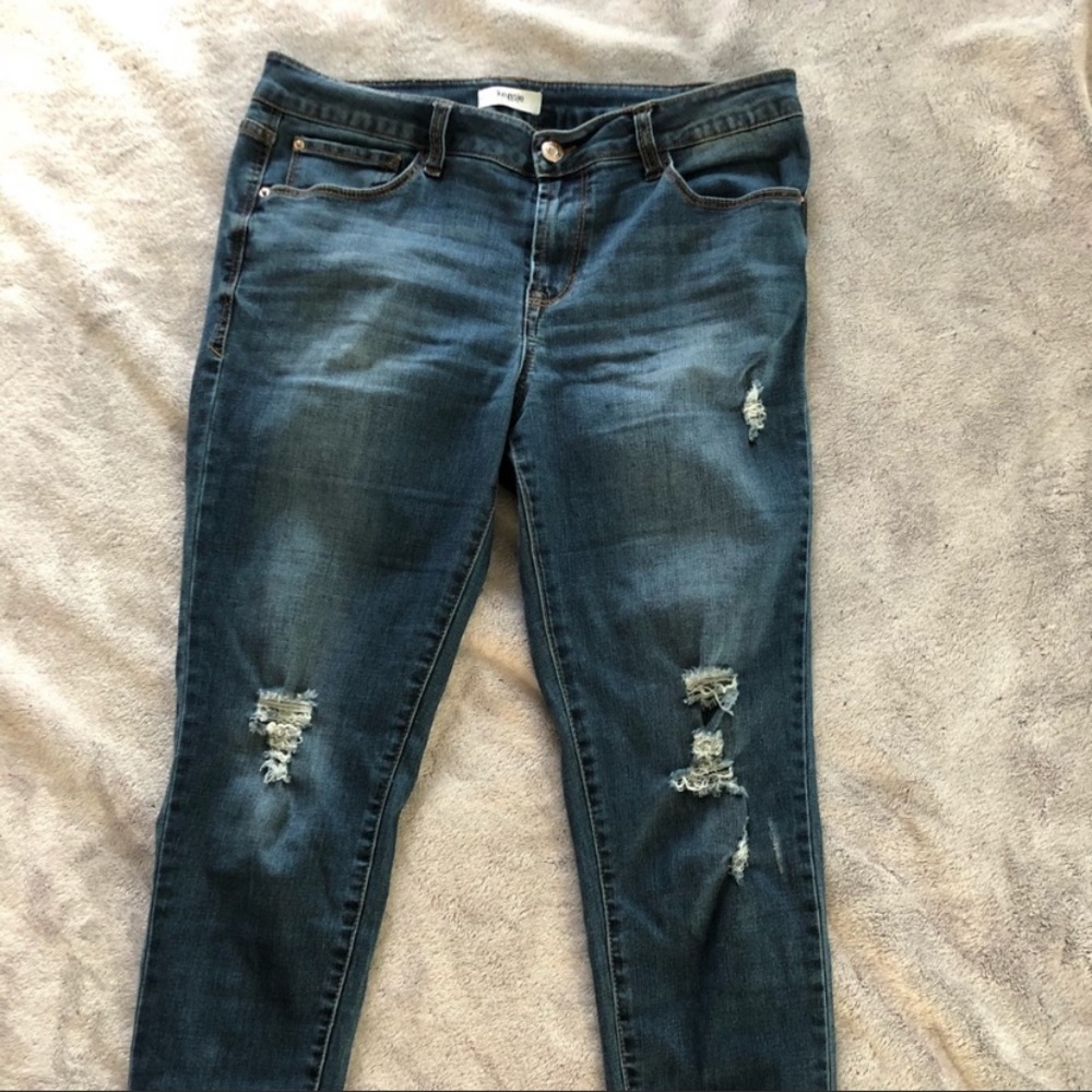 Kenzie Distressed Ankle Jean